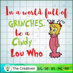 In A World Pull Of Grinches  SVG Cut File for Cricut