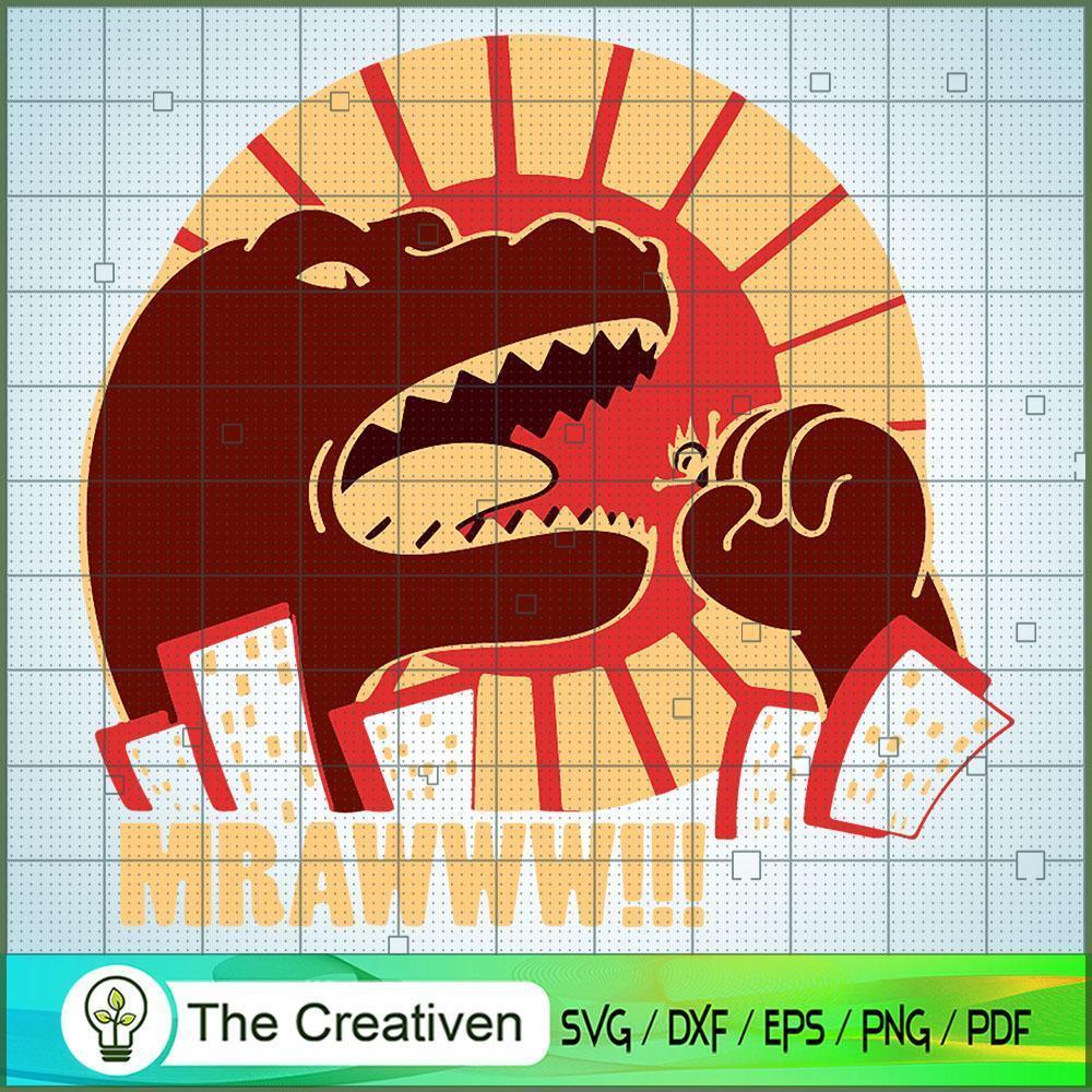 Mrawww!!! Godzilla eat Human SVG Cut File for Cricut & Silhouette 1 Mrawww!!! Godzilla eat Human SVG Cut File for Cricut & Silhouette