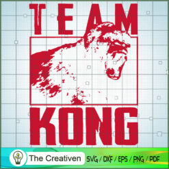 Team Kong P6 SVG Cut File for Cricut & Silhouette