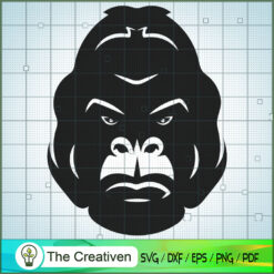 Kong's Head SVG Cut File for Cricut & Silhouette