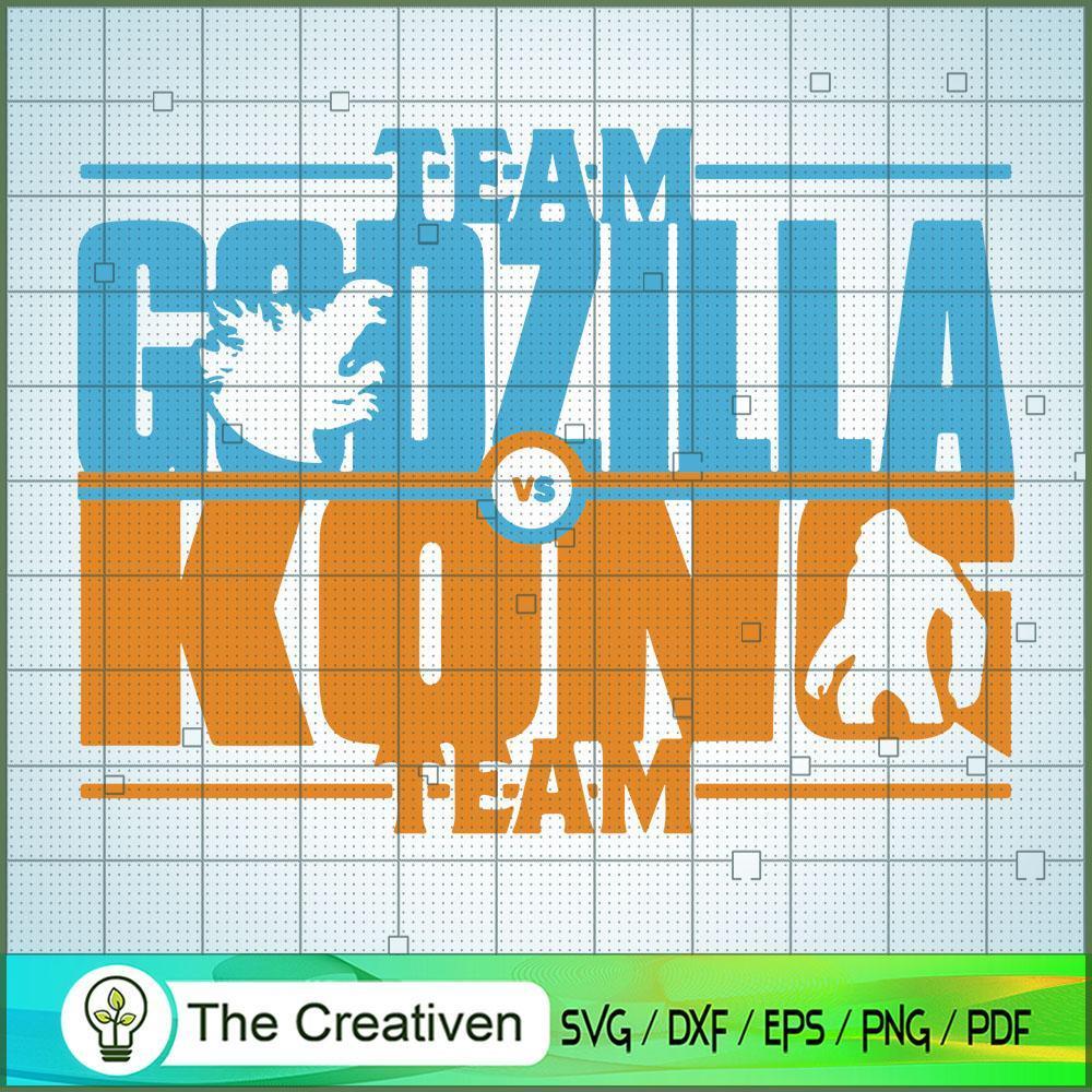 Team Godzilla vs Team Kong SVG Cut File for Cricut & S Design 11149 1 Team Godzilla vs Team Kong SVG Cut File for Cricut & S Design 11149