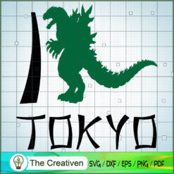Godzilla in Tokyo SVG Cut File for Cricut & Silhouette