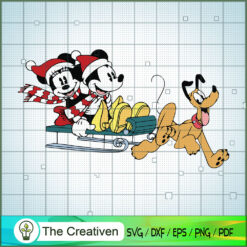 Mickey And Family Christmas SVG Cut File for Cricut &  Design 11117