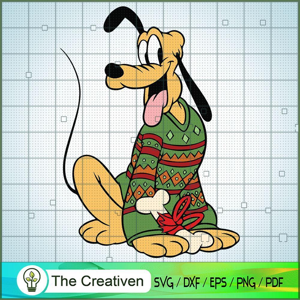 Pluto Merry Christmas SVG Cut File for Cricut & Silhou Design 11099 1 Pluto Merry Christmas SVG Cut File for Cricut & Silhou Design 11099