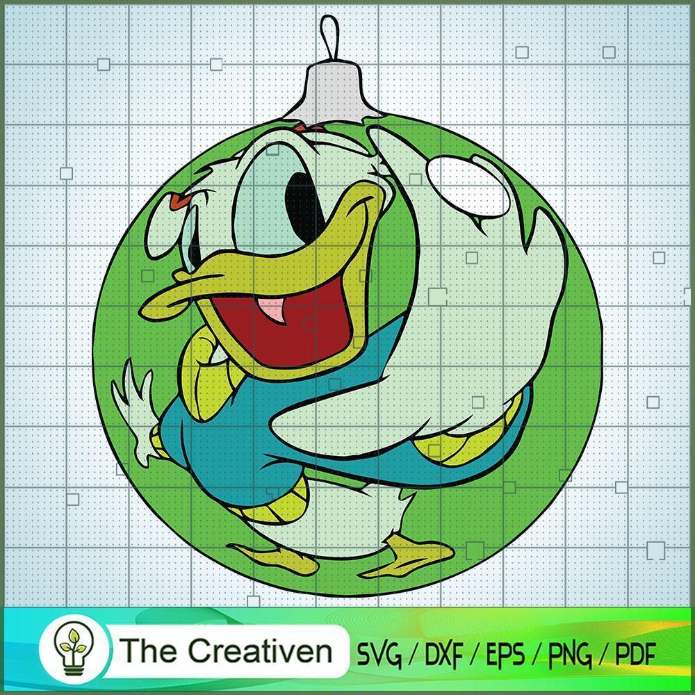 Donald Bauble SVG Cut File for Cricut & Silhouette 1 Donald Bauble SVG Cut File for Cricut & Silhouette