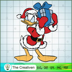 Donald Christmas Gift Vol 2 SVG Cut File for Cricut & Silhouette