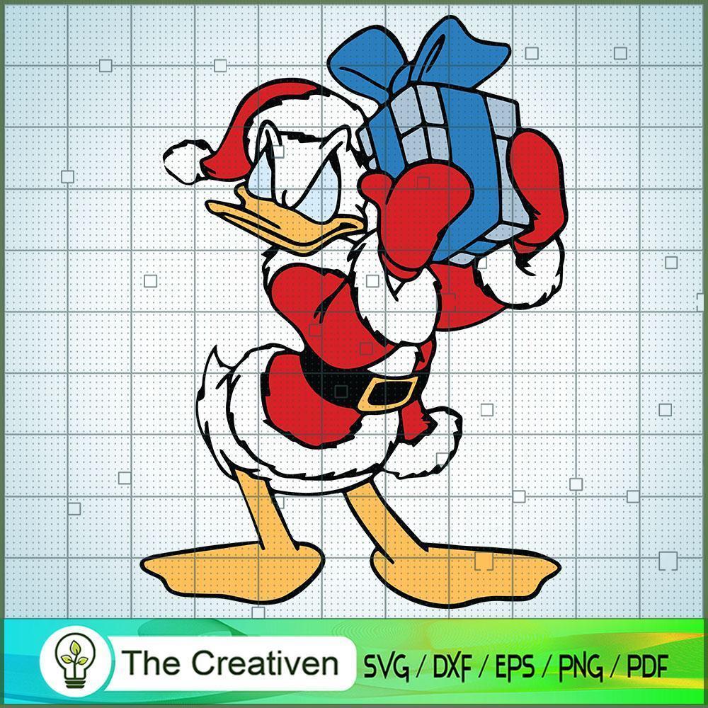 Donald Christmas Gift Vol 2 SVG Cut File for Cricut & Silhouette 1 Donald Christmas Gift Vol 2 SVG Cut File for Cricut & Silhouette