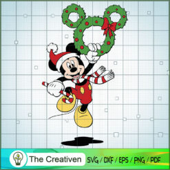 Mickey Merry Christmas Disney SVG Cut File for Cricut & Silhouette