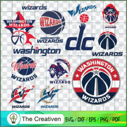 Washington Wizards Logo Bundle SVG Cut File for Cricut & Silhouette