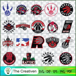 Toronto Raptors Logo Bundle SVG Cut File for Cricut & Silhouette