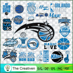 Orlando Magic Logo Bundle SVG Cut File for Cricut & Si Design 10919