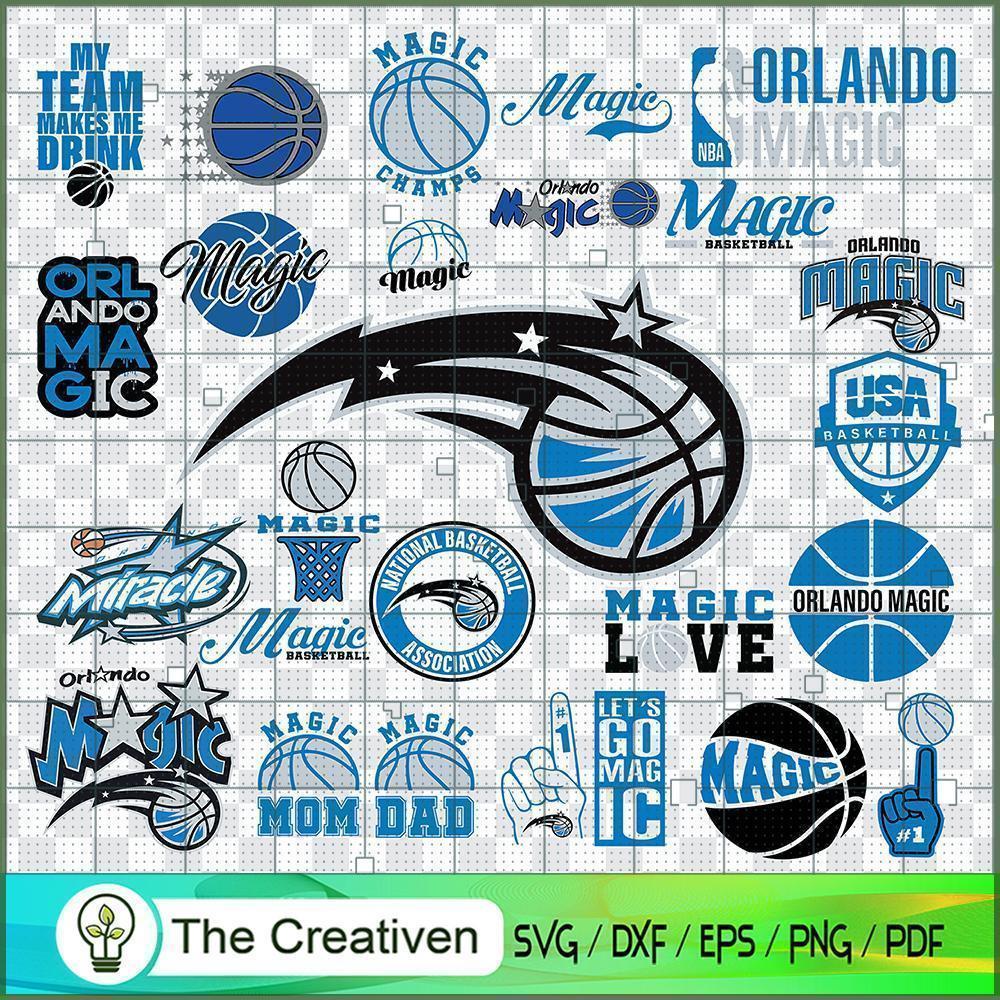 Orlando Magic Logo Bundle SVG Cut File for Cricut & Si Design 10919 1 Orlando Magic Logo Bundle SVG Cut File for Cricut & Si Design 10919
