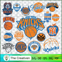 New York Knicks Logo Bundle SVG Cut File for Cricut & Silhouette