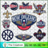New Orleans Pelicans Logo Bundle SVG Cut File for Cricut & Silhouette 2 NewOrleansPelicans Logo Bundle Graphics 14377535 1 1 copy