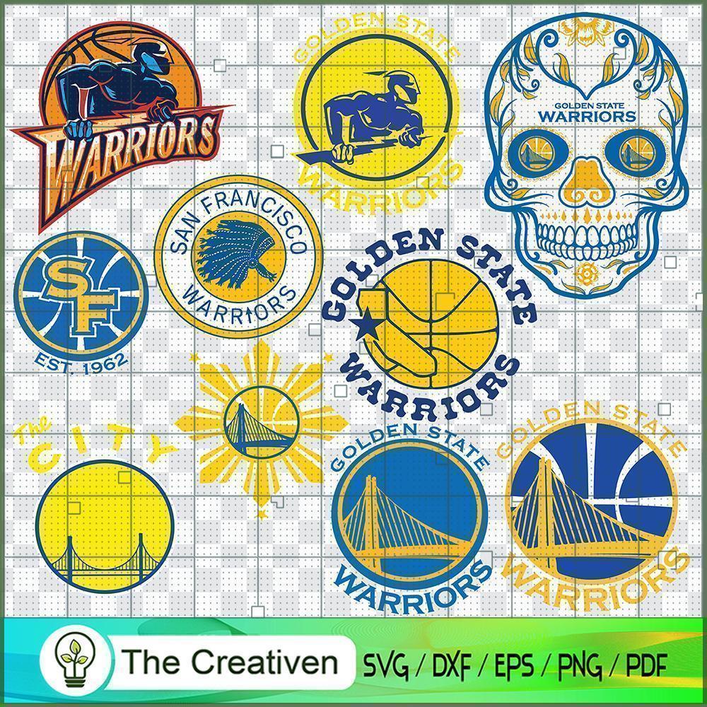 Golden State Warriors Logo Bundle SVG Cut File for Cricut & Silhouette 1 Golden State Warriors Logo Bundle SVG Cut File for Cricut & Silhouette