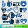 Dallas Mavericks Logo Bundle SVG Cut File for Cricut & Silhouette