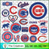 Chicago Cubs Logo Bundle SVG Cut File for Cricut & Silhouette 3 ChicagoCubs Logo Bundle Graphics 14378583 1 1 copy