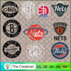 Brooklyn Nets Logo Bundle SVG Cut File for Cricut & Silhouette 2 BrooklynNets Logo Bundle Graphics 14377183 1 1 copy