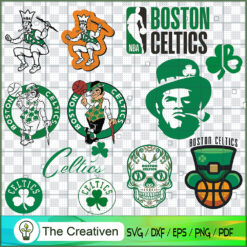 Boston Celtics Logo Bundle SVG Cut File for Cricut & Silhouette