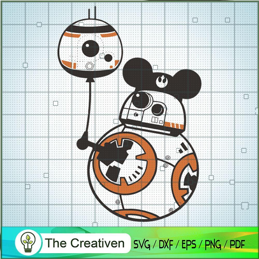 BB8 With A Balloon SVG, Star Wars SVG, Star Wars Character SVG 1 BB8 With A Balloon SVG, Star Wars SVG, Star Wars Character SVG