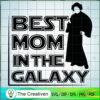 Best Mom In The Galaxy Quotes SVG Cut File for Cricut & Silhouette