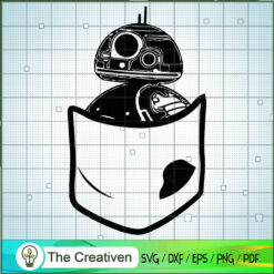 BB8 Hide Star War SVG, Star Wars SVG, Star Wars Character SVG