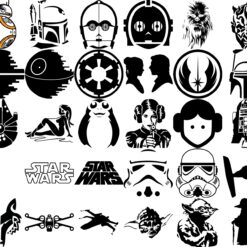 Star Wars Bundle SVG Vol 7 , Star Wars Movie SVG , Star Wars SVG