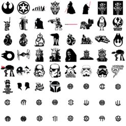 Star Wars Bundle SVG Vol 5 , Star Wars Movie SVG , Star Wars SVG