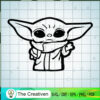 Baby Yoda Svg SVG Cut File for Cricut & Silhouette Design 10558