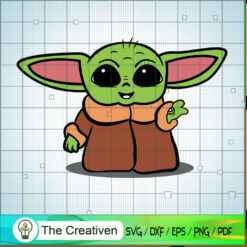 Baby Yoda Svg SVG Cut File for Cricut & Silhouette Design 10553