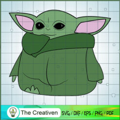 Baby Yoda Svg SVG Cut File for Cricut & Silhouette Design 10525
