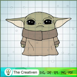 Baby Yoda Svg SVG Cut File for Cricut & Silhouette Design 10502