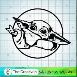 Baby Yoda Svg SVG Cut File for Cricut & Silhouette Design 10501