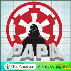 Papa Logo Galactic Empire Symbol SVG, Star Wars SVG, Galactic SVG