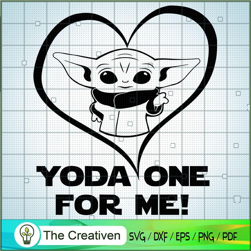 Yoda One For Me SVG Cut File for Cricut & Silhouette 1 Yoda One For Me SVG Cut File for Cricut & Silhouette
