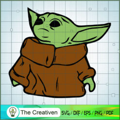 Baby Yoda SVG Cut File for Cricut & Silhouette