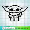 Baby Yoda Gift SVG Cut File for Cricut & Silhouette 3 6 copy 16