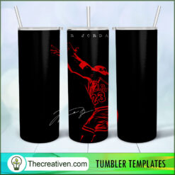 Michale Jordan Skinny Tumbler Wrap – Digital Download