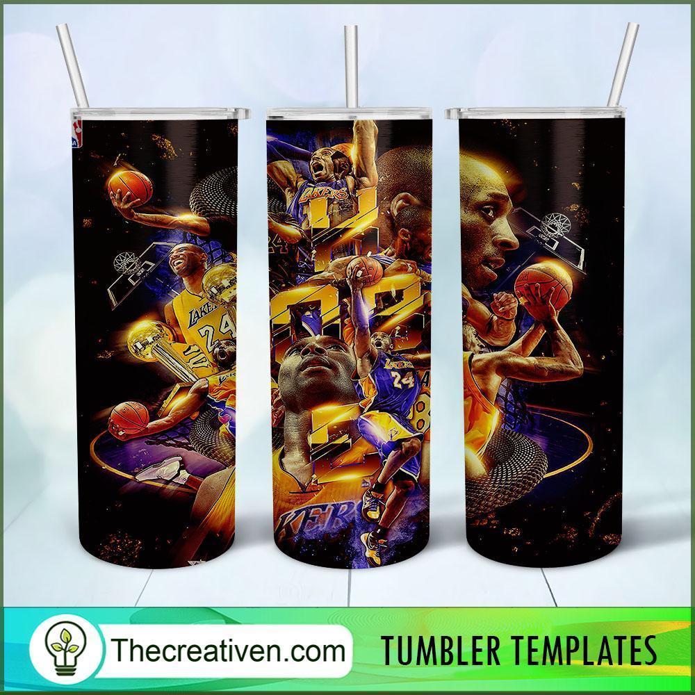 Kobe Bundle Art Skinny Tumbler Wrap – Digital Download 1 Kobe Bundle Art Skinny Tumbler Wrap – Digital Download