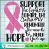 Support The Fighters SVG, Cancer SVG, Breast Cancer Awareness SVG 3 support the fighters.. copy