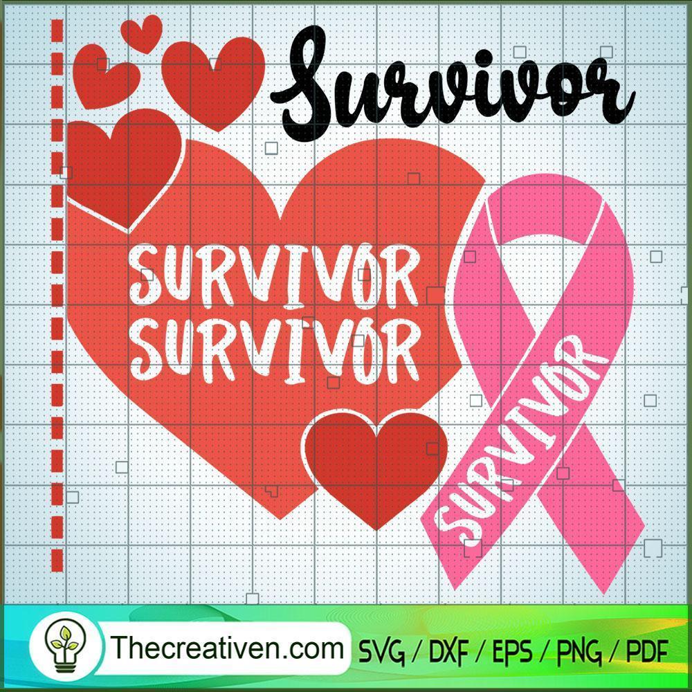Survivor SVG, Cancer SVG, Breast Cancer Awareness SVG 1 Survivor SVG, Cancer SVG, Breast Cancer Awareness SVG