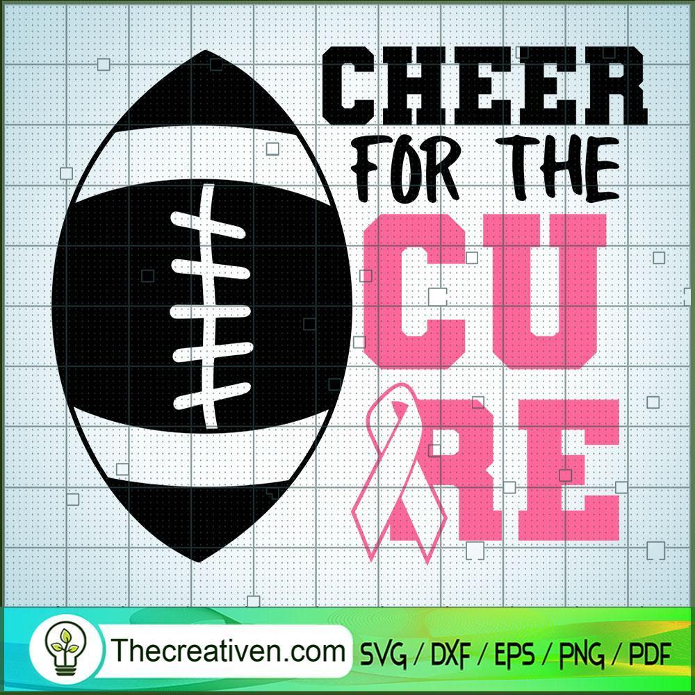 Cheer For The Cure SVG, Cancer SVG, Breast Cancer Awareness SVG 1 Cheer For The Cure SVG, Cancer SVG, Breast Cancer Awareness SVG