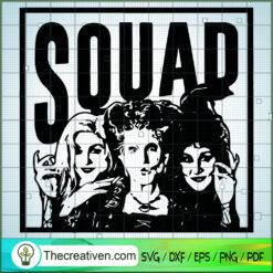 Squad SVG Cut File for Cricut & Silhouette