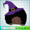 Black Witch SVG Cut File for Cricut & Silhouette