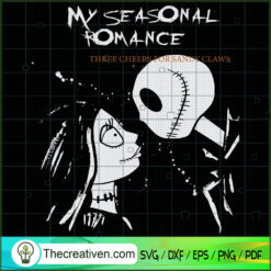 My Seasonal Romance SVG Cut File for Cricut & Silhouette