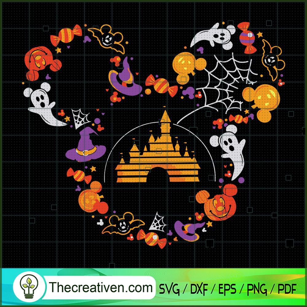 Mickey Head Halloween SVG Cut File for Cricut & Silhou Design 36004 1 Mickey Head Halloween SVG Cut File for Cricut & Silhou Design 36004