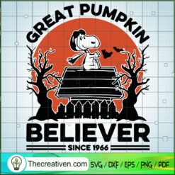 Great Pumpkin Believer SVG, Scary SVG, Halloween SVG