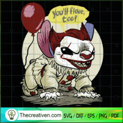Stitch Halloween Nightmare SVG, Scary SVG, Halloween SVG