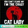 You Can't Scare My I'm the Crazy Cat Lad SVG, Scary SVG, Halloween SVG 2 45 copy 10
