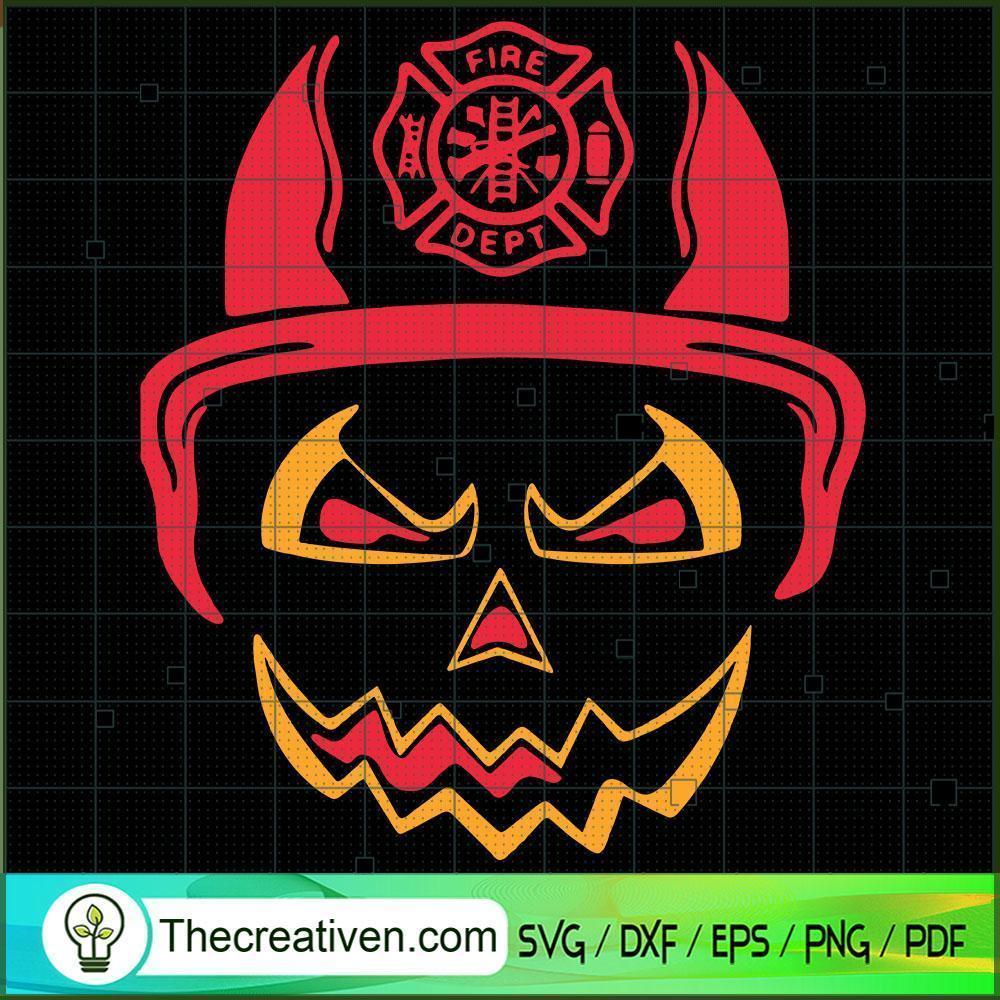 Halloween Fireman SVG, Scary SVG, Halloween SVG 1 Halloween Fireman SVG, Scary SVG, Halloween SVG
